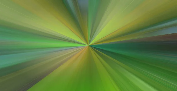 중심에서 색조의 녹색으로 방출되는 광선이 추상적 — 스톡 사진