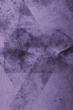 Soyut tuhaf efektli leylak arkaplan, parçalanmış kağıt üzerinde soyut desen