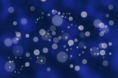 Bokeh ile soyut mavi arkaplan