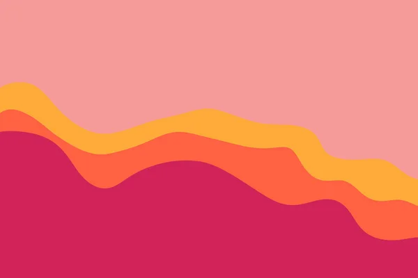 abstract minimalist contemporary aesthetic background. boho style. flat design in pink, yellow, orange and red