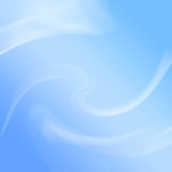 Abstract Blue Background Blurry White Swirls — Stock Photo, Image