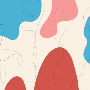 Soyut, minimalist, evrensel sanatsal arka plan şablonu. Kapak, davetiye, afiş, broşür, poster, kart veya el ilanı için iyi