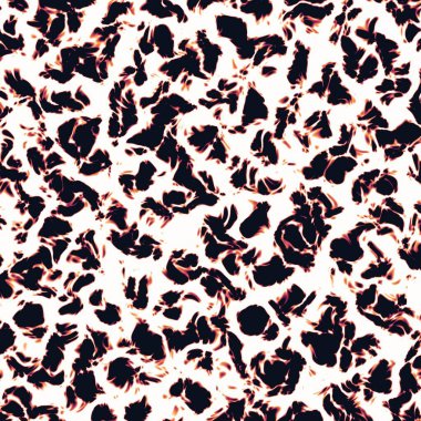 soyut siyah, beyaz ve turuncu desenler 