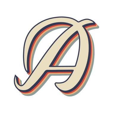 Bir mektup, bir logo, bir harf logosu, bir vektör logosu, bir harf tasarımı.