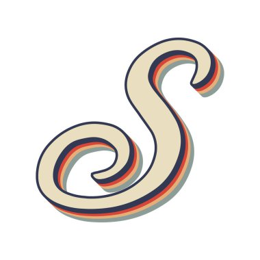 S harfi, S harfi logosu, S harfi logosu, S vektör logosu, harf tasarımı çizimi