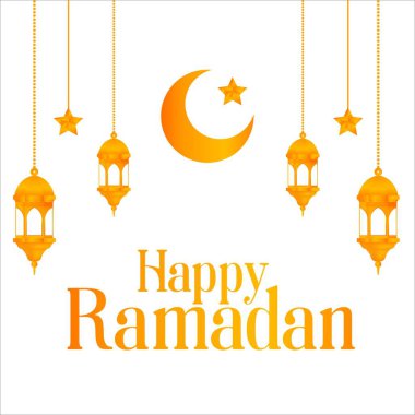 Beyaz arkaplanda Ramazan Kareem, Ramazan Kareem, zarif tasarım, tebrik kartları tasarımı