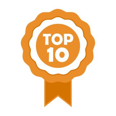 Turuncu ve beyaz tonlu tek rozetli. Beyaz arka planda tek bir turuncu rozet. Kurdeleli ilk 10 tekli rozet.