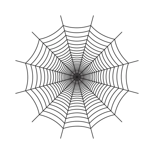 Halloween Dichte Zwarte Spinnenwebben Vector Ontwerp Halloween Illustratie Ontwerp Met — Stockvector