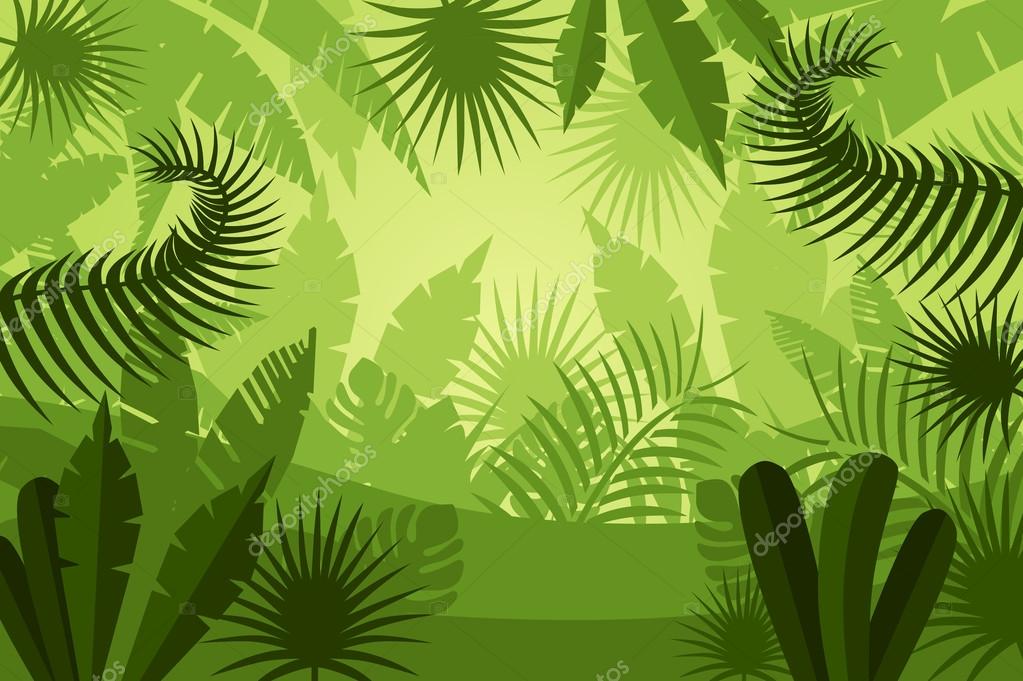 Jungle plants background Stock Vector Image by ©Scorpion333 103109656