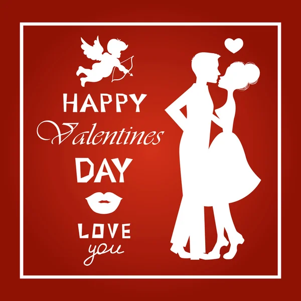 Valentine's day. miłość — Wektor stockowy