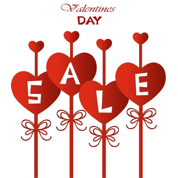 Selling Valentine's Day — Stock Vector