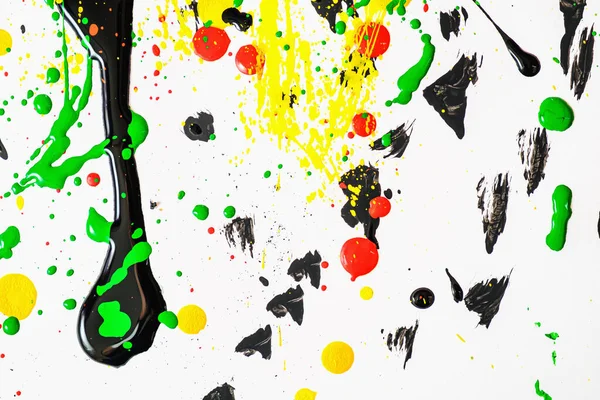 Soyut Ifade Renkli Sıçrama Arkaplanı Parlak Suluboya Arkaplan Çizimi Damlatma — Stok fotoğraf