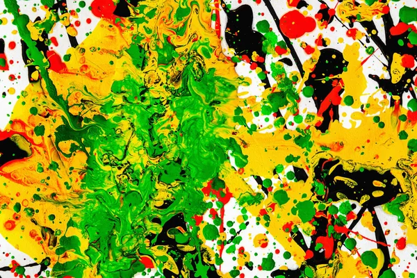 Abstrakt Uttryck Färgglada Stänk Bakgrund Blanda Färg Ljus Akvarell Bakgrund — Stockfoto