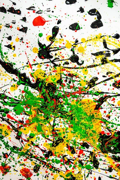 Expresión Abstracta Colorido Fondo Salpicadura Mezcla Color Brillante Ilustración Fondo —  Fotos de Stock