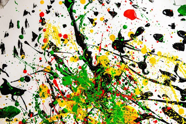 Abstrakt Uttryck Färgglada Stänk Bakgrund Blanda Färg Ljus Akvarell Bakgrund — Stockfoto
