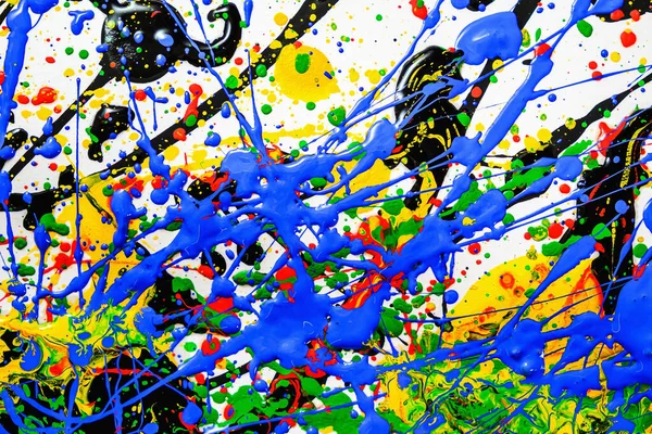 Abstract Expressie Kleurrijke Splash Achtergrond Meng Kleur Heldere Aquarel Achtergrond — Stockfoto