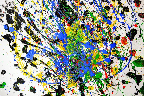 Абстрактная Экспрессия Цветовом Фоне Смешать Цвет Яркая Акварельная Иллюстрация Техника — стоковое фото