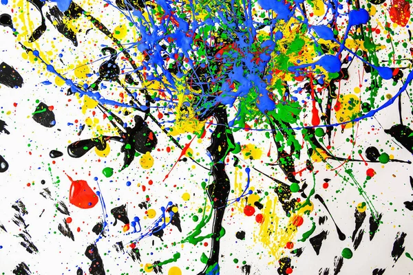 Abstract Expressie Kleurrijke Splash Achtergrond Meng Kleur Heldere Aquarel Achtergrond — Stockfoto