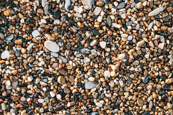 Pedrinhas Praia Pedras Fundo Colorido Natural Orientação Horizontal — Fotografia de Stock