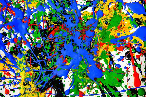 Expresión abstracta colorido fondo salpicadura. brillante ilustración de fondo acuarela. técnica de goteo. —  Fotos de Stock