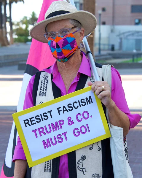 San Francisco November 2020 Unbekannte Teilnehmer Der Vote Kundgebung San — Stockfoto