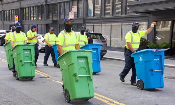 San Francisco Mei 2021 Niet Geïdentificeerde Deelnemers Marcheren Door Market — Stockfoto