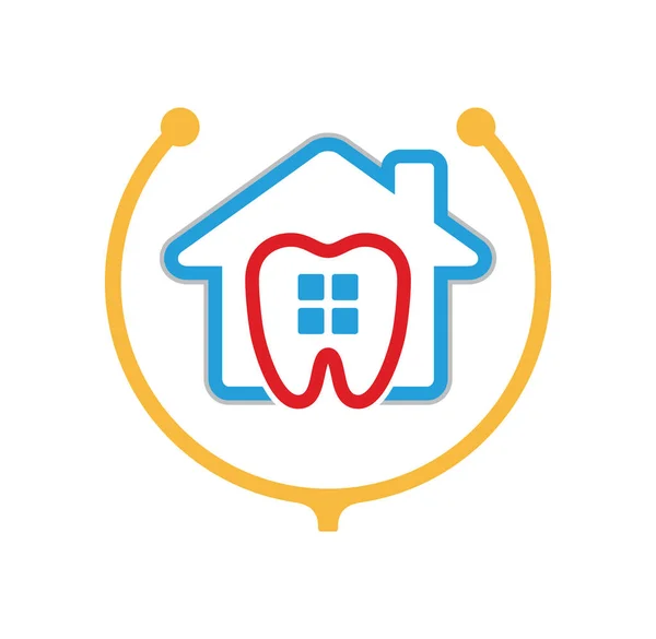 Pedriatic Dentistry Logo Design Illustration Vector Eps Format Adecuado Para — Archivo Imágenes Vectoriales