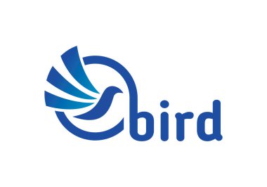 Soyut kuş logo tasarımı illüstrasyon vektörleri formatı, tasarım ihtiyaçlarınız, logonuz, illüstrasyon, animasyon vs. için uygundur.