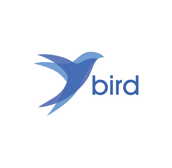 Diseño Abstracto Del Logotipo Del Pájaro Ilustración Vector Eps Formato — Archivo Imágenes Vectoriales