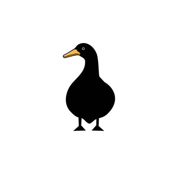 Illustration Conception Canard Adaptée Vos Besoins Conception Shirt Logo Illustration — Image vectorielle