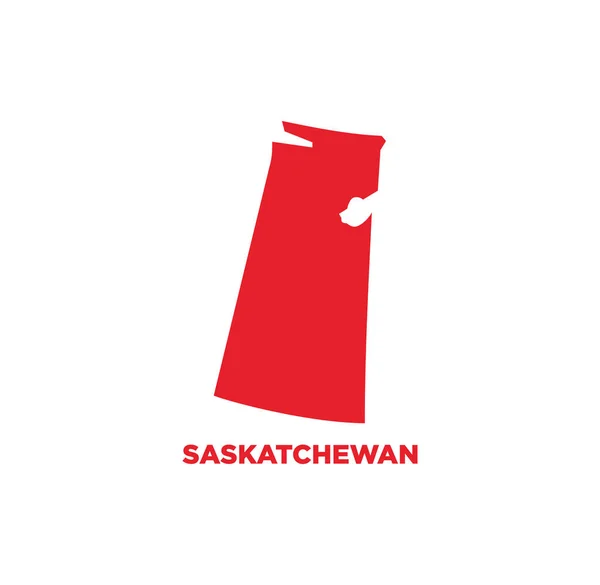 Saskatchewan Mapa Design Ilustrační Vektor Eps Formát Vhodný Pro Vaše — Stockový vektor