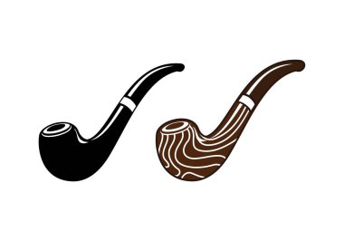 Tütün boru tasarımı illüstrasyon vektörü biçimi, tasarım ihtiyaçlarınız, logonuz, illüstrasyonunuz, animasyonunuz vs. için uygun.