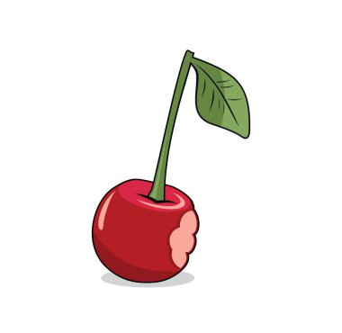 Kiraz tasarımı illüstrasyon vektörü eps biçimi, tasarım ihtiyaçlarınız, logonuz, illüstrasyonunuz, animasyonunuz vs. için uygundur.