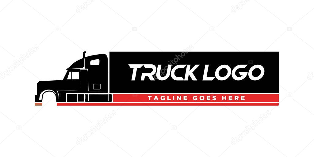 Truck logo design illustration vector eps format , suitable for your design needs, logo, illustration, animation, etc.