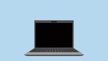 Proje ihtiyaçlarınız için uygun olan Bayan Öğretmen Animasyon Video 4K ile Laptop Açılıyor