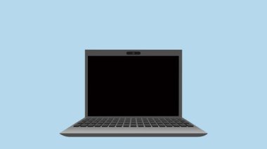 Bayan İnşaat İşçisi Animasyon Video 4K ile Laptop Açılıyor Proje ihtiyaçlarınız için uygun