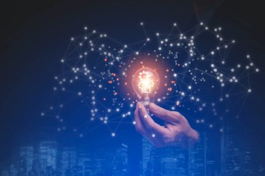 Ticari temas hedefi ve yeni yıl, çevrimiçi teknolojiden ilham alma fikri, yeni planlama, iş büyümesi, fikirler ve perspektiflerdeki değişiklikler.