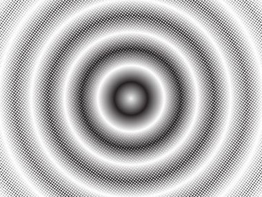 Soyut daireler siyah beyaz arka plan