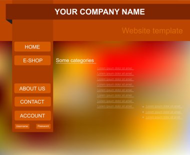 Web sitesi şablonu e-Dükkanı