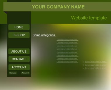 Web sitesi şablonu e-Dükkanı