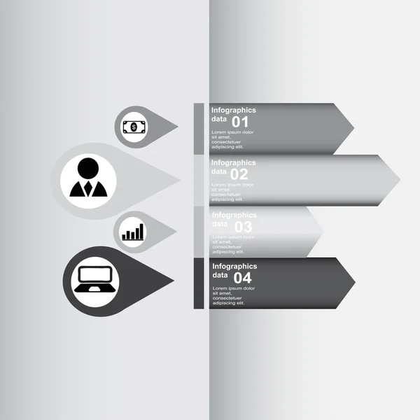 Moderní business infografiky — Stockový vektor