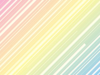 Pastel rainbow background with diagonal lines clipart