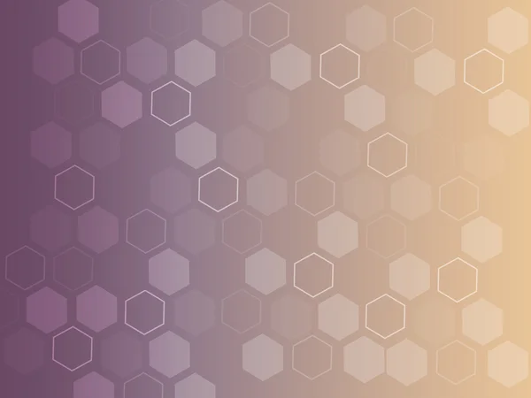 Fondo abstracto violeta moderno con hexágonos — Vector de stock