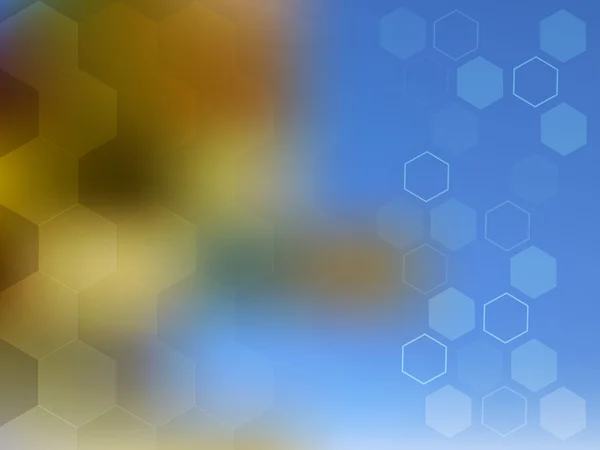 Fond abstrait moderne avec hexagones — Image vectorielle