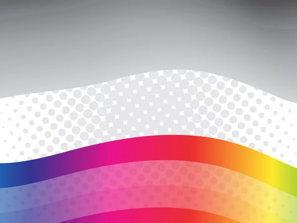 Mistura abstrato fundo fitas arco-íris — Vetor de Stock
