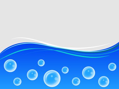 mavi su dalgası arka plan