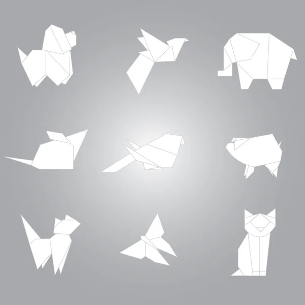 Origami animals Vector Art Stock Images | Depositphotos