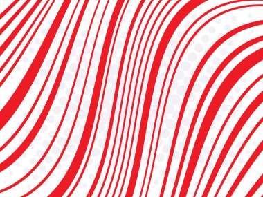 Noktalı resim etkisi ile kırmızı şeritler arka plan