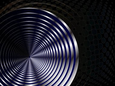 Soyut daireler arka plan ile noktalı resim efekti