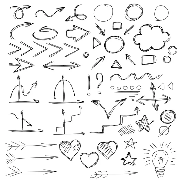 Set of arrows — Stock Vector